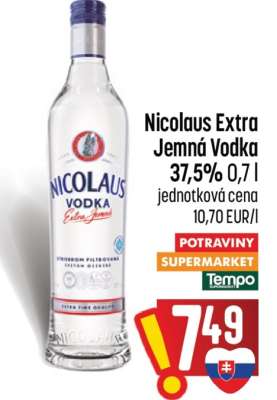 Nicolaus Extra jemná vodka