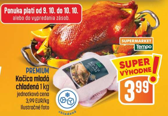 PREMIUM Kačica mladá chladená 1 kg