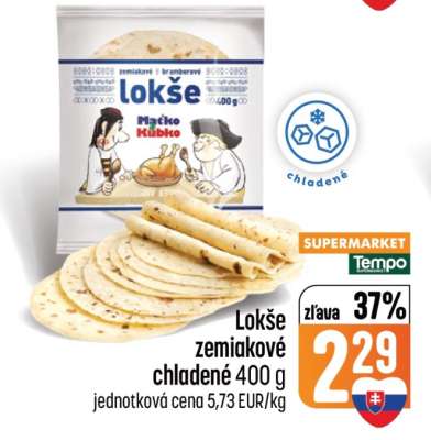 Lokše zemiakové chladené 400 g