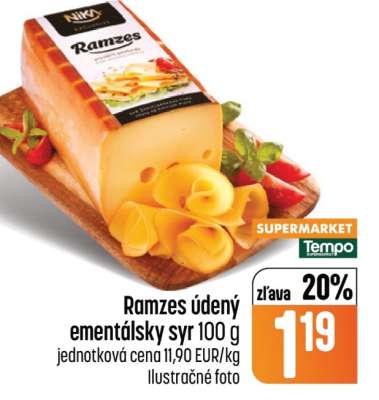 Ramzes údený ementálsky syr 100 g