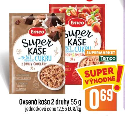 Ovesná kaša 2 druhy 55 g