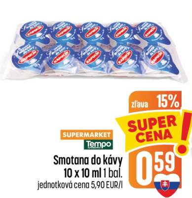Smotana do kávy