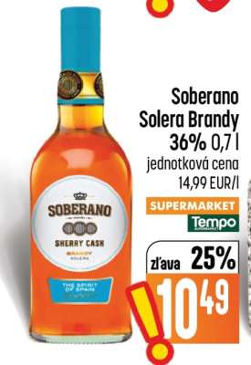 SOBERANO SOLERA BRANDY