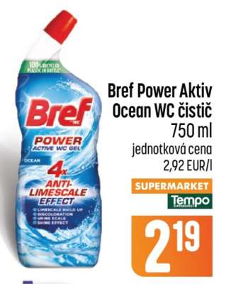 Bref Power Aktiv Ocean WC čistič