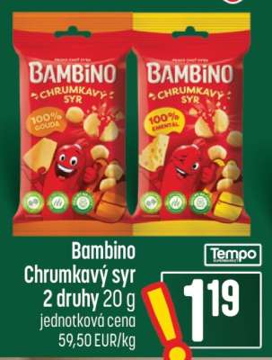 Bambino Chrumkavý syr