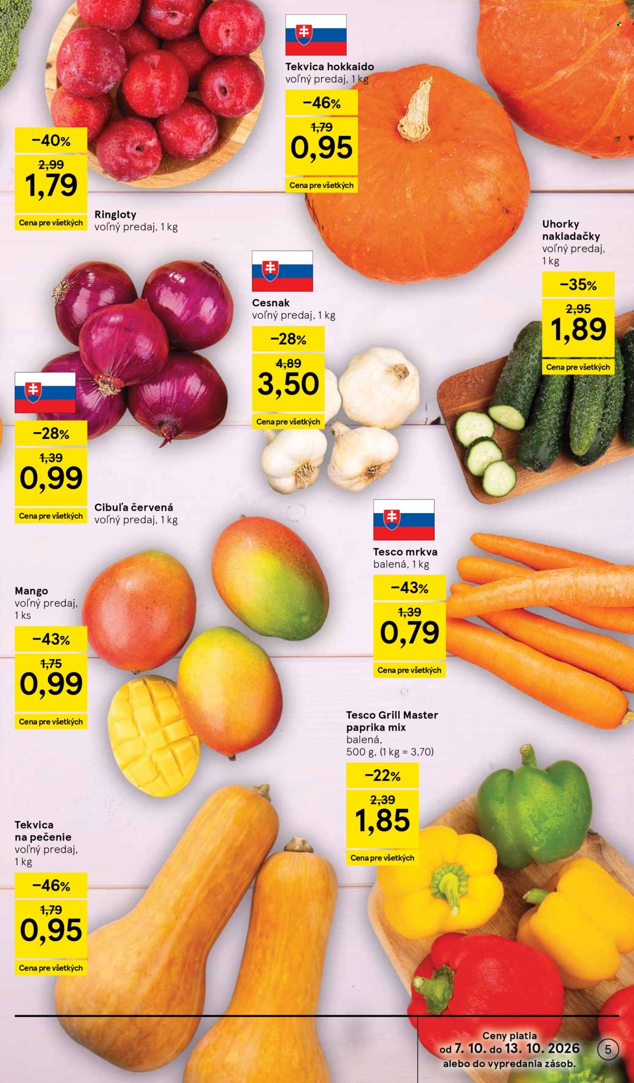 Leták TESCO - 7.10.2026 - 13.10.2026. Strana 5