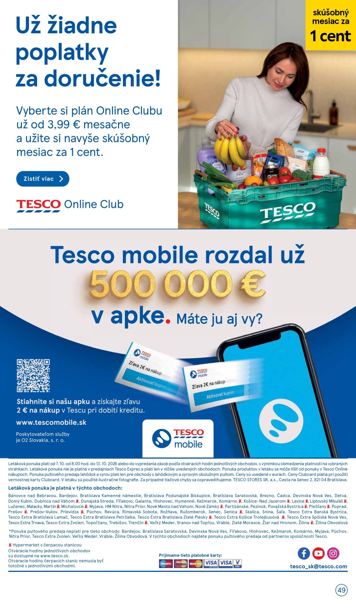 Leták TESCO - 7.10.2026 - 13.10.2026. Strana 49