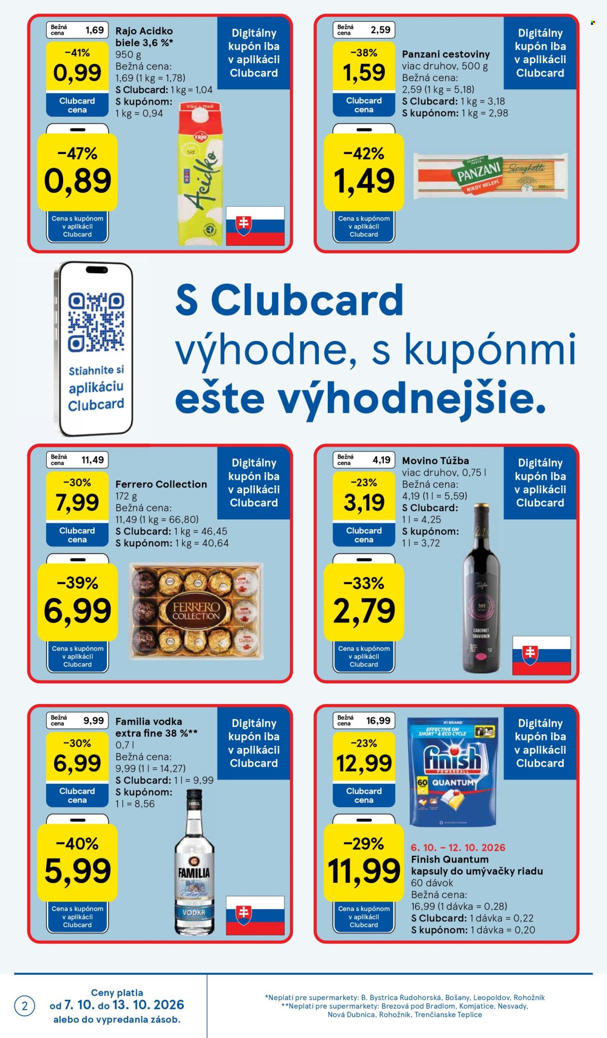 Leták TESCO supermarket - 7.10.2026 - 13.10.2026. Strana 2