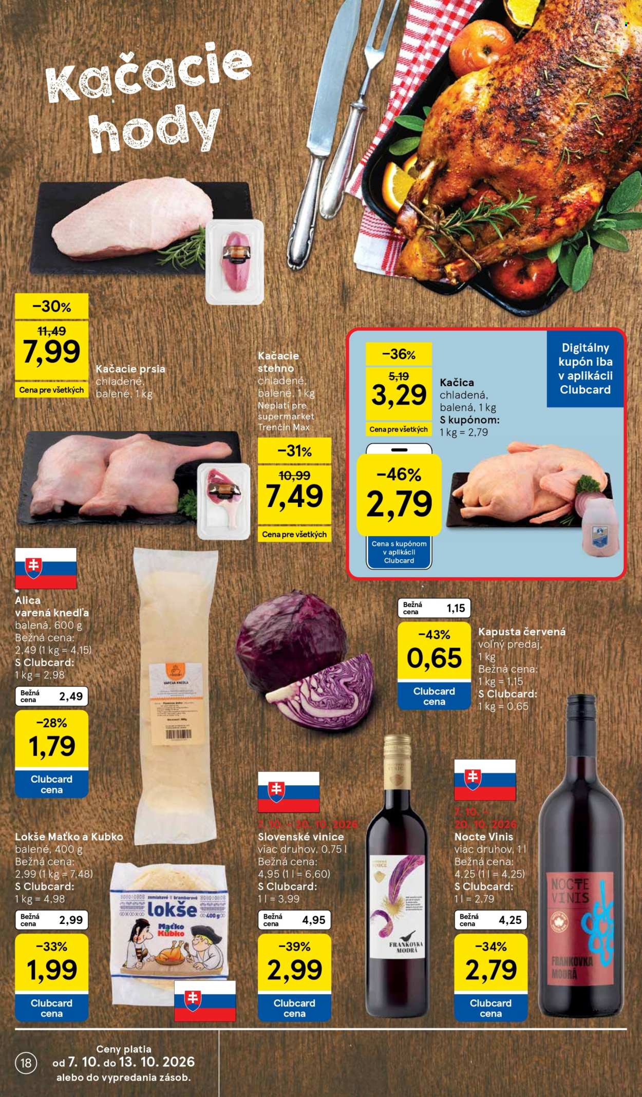 Leták TESCO supermarket - 7.10.2026 - 13.10.2026. Strana 18