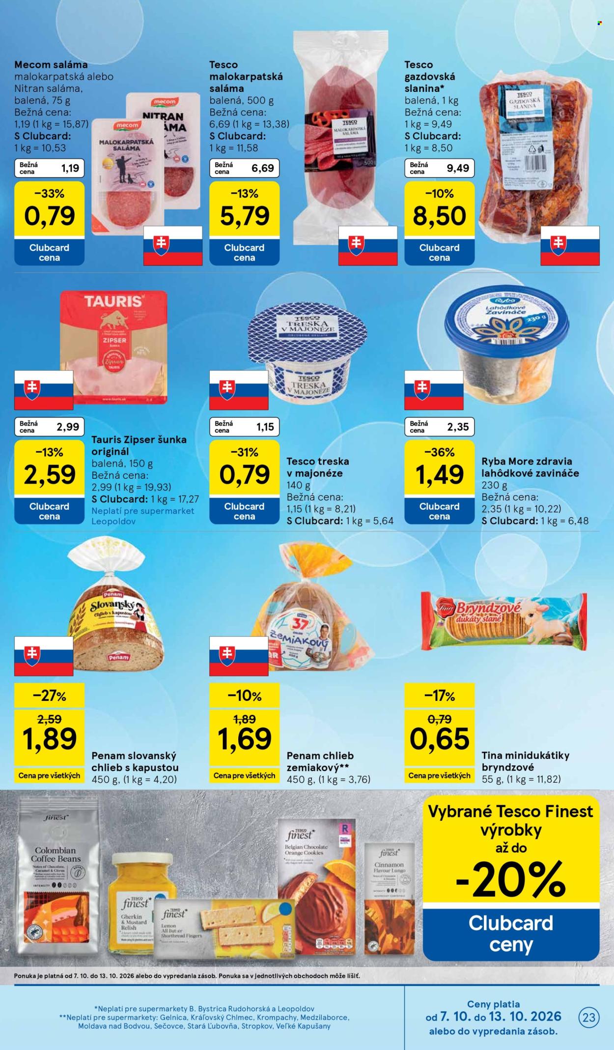 Leták TESCO supermarket - 7.10.2026 - 13.10.2026. Strana 23