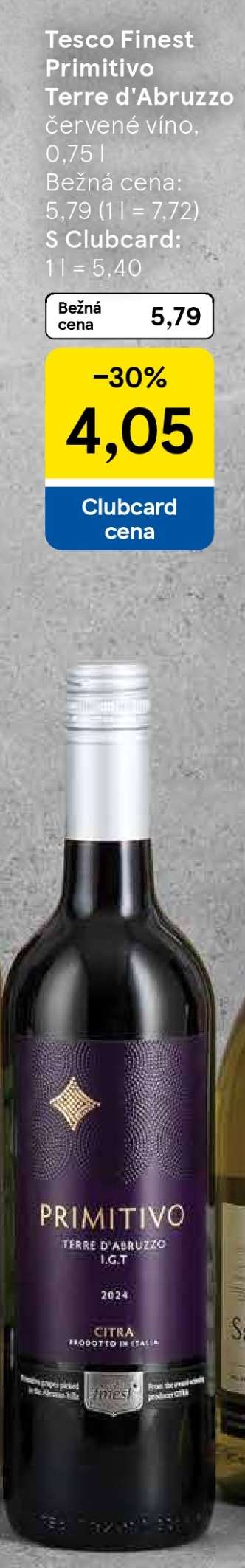 Tesco Finest Primitivo Terre d’Abruzzo
