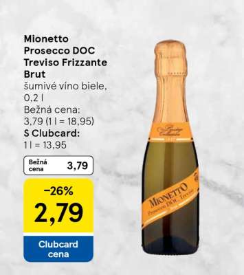 Mionetto Prosecco DOC Treviso Frizzante Brut