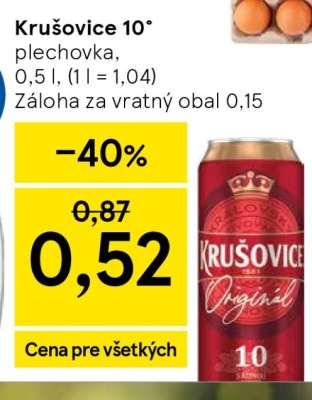 Krušovice 10°