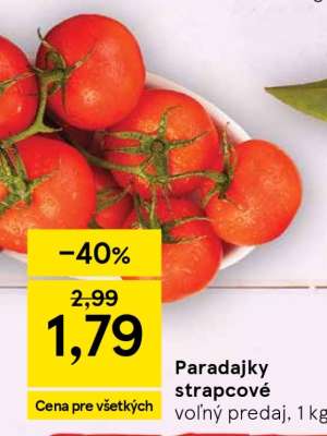 Paradajky strapcové