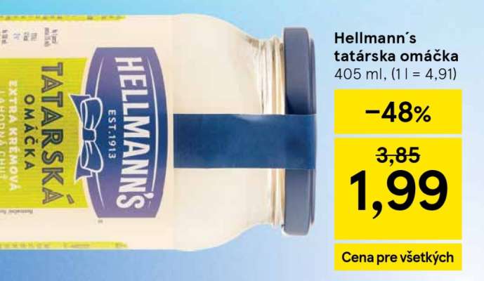 HELLMANN’S Tatárska omáčka