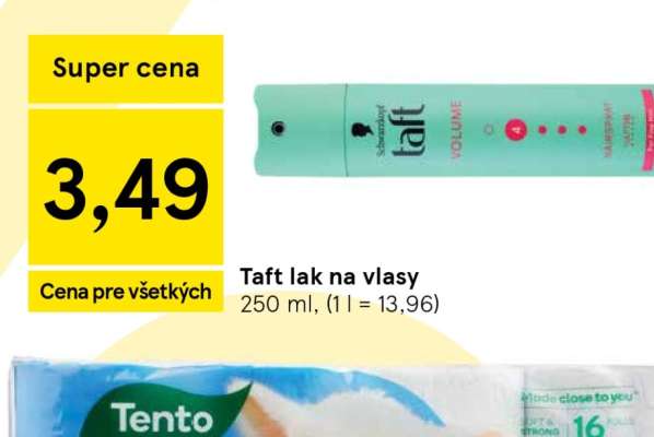 Taft lak na vlasy