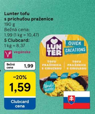 Lunter tofu s príchuťou praženice