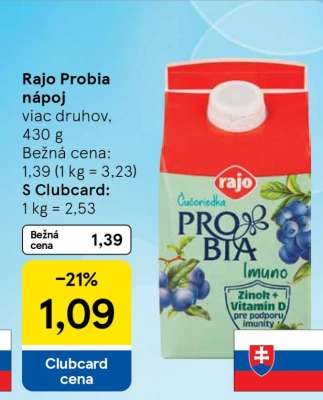Rajo Probia nápoj