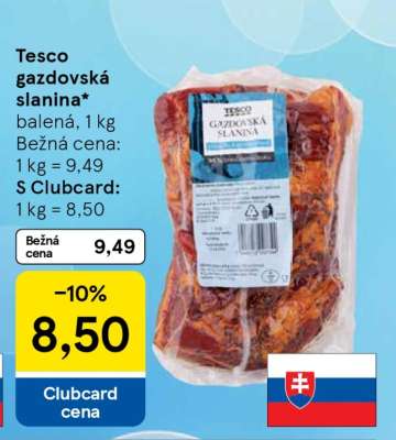 Tesco gazdovská slanina