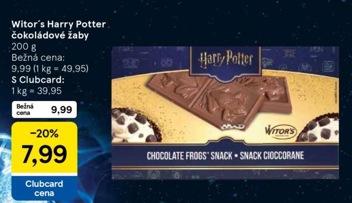 Witor’s Harry Potter čokoládové žaby