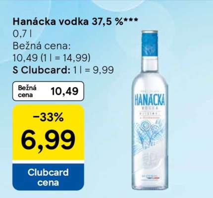 Hanácka vodka 37,5 %