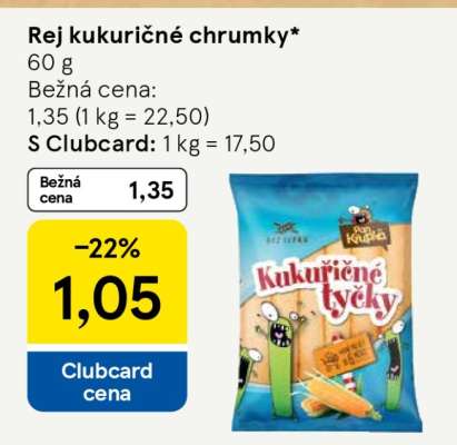 Rej kukuřičné chrumky