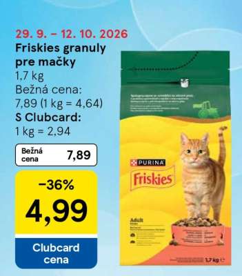 FRISKIES Granuly pre mačky