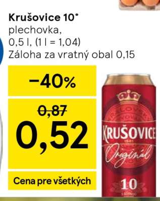 Krušovice 10°