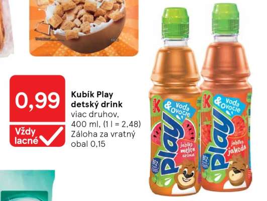 Kubík Play detský drink