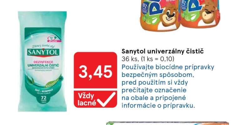 SANYTOL UNIVERZÁLNY ČISTIČ
