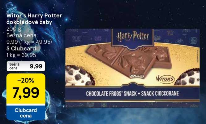 Witor’s Harry Potter čokoládové žaby
