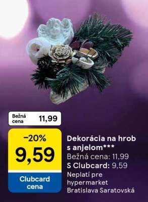 Dekorácia na hrob s anjelom***