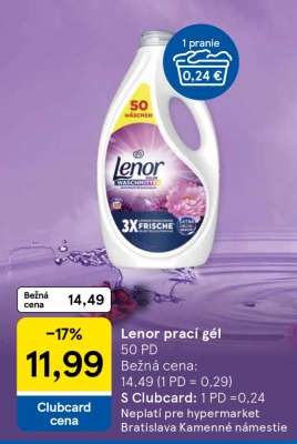 Lenor prací gél