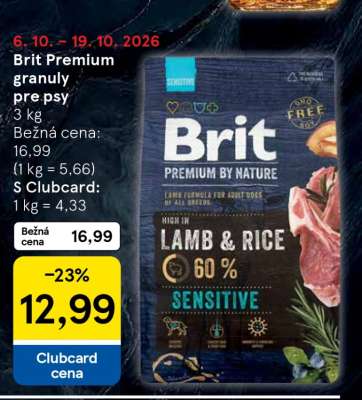 Brit Premium granuly pre psy