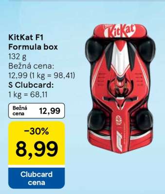 KitKat F1 Formula box
