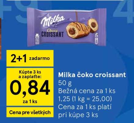 Milka čoko croissant