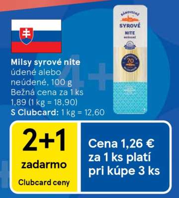 Milsy Syrové nite