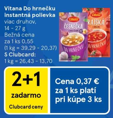 Vitana Do hrnečku instantná polievka