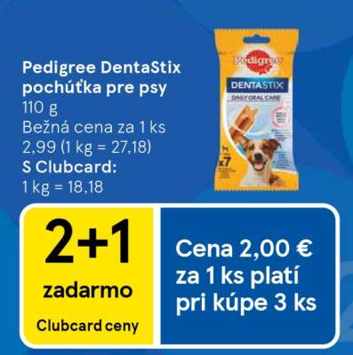 Pedigree Dentastix pochúťka pre psy
