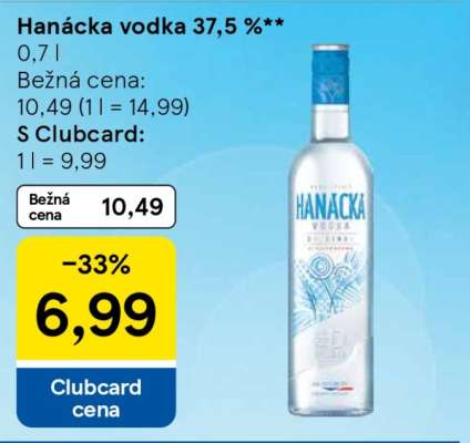 Hanácka vodka 37,5 %