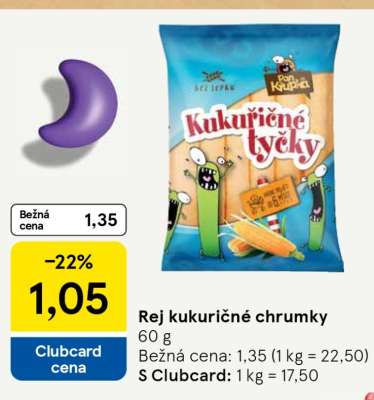 Rej kukuřičné chrumky