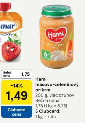 Hami mäsovo-zeleninový príkrm