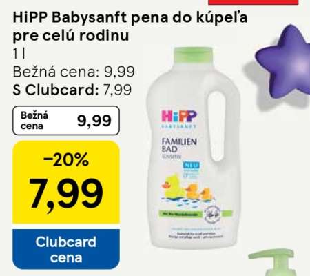 HiPP Babysanft pena do kúpeľa pre celú rodinu