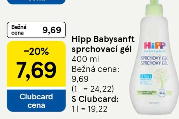 HiPP Babysanft sprchovací gél