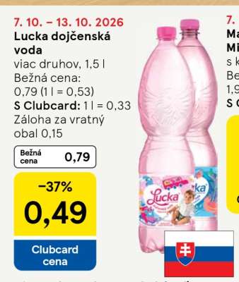 Lucka dojčenská voda
