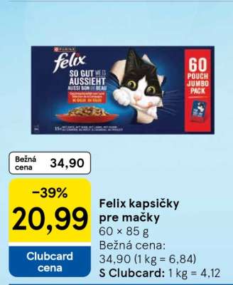 Felix kapsičky pre mačky