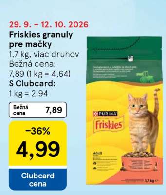 FRISKIES Granuly pre mačky