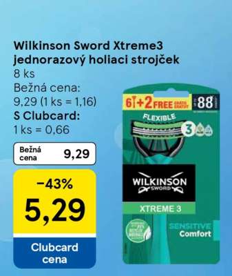 Wilkinson Sword Xtreme3 jednorazový holiaci strojček**
