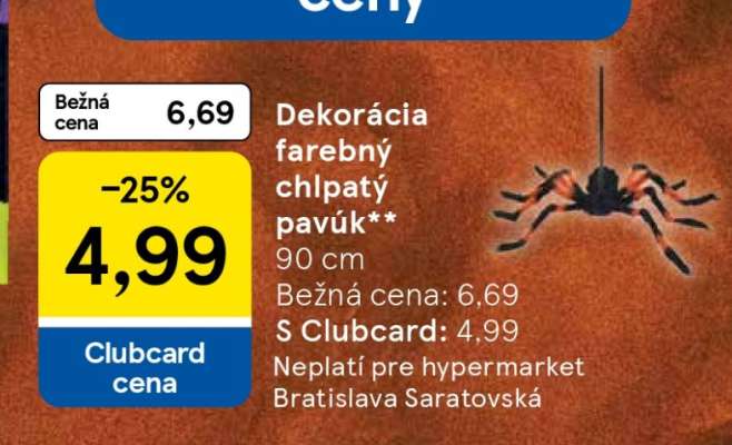 Dekorácia farebný chlpatý pavúk