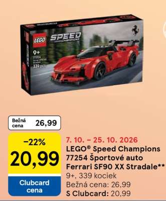LEGO® Speed Champions 77254 Športové auto Ferrari SF90 XX Stradale**